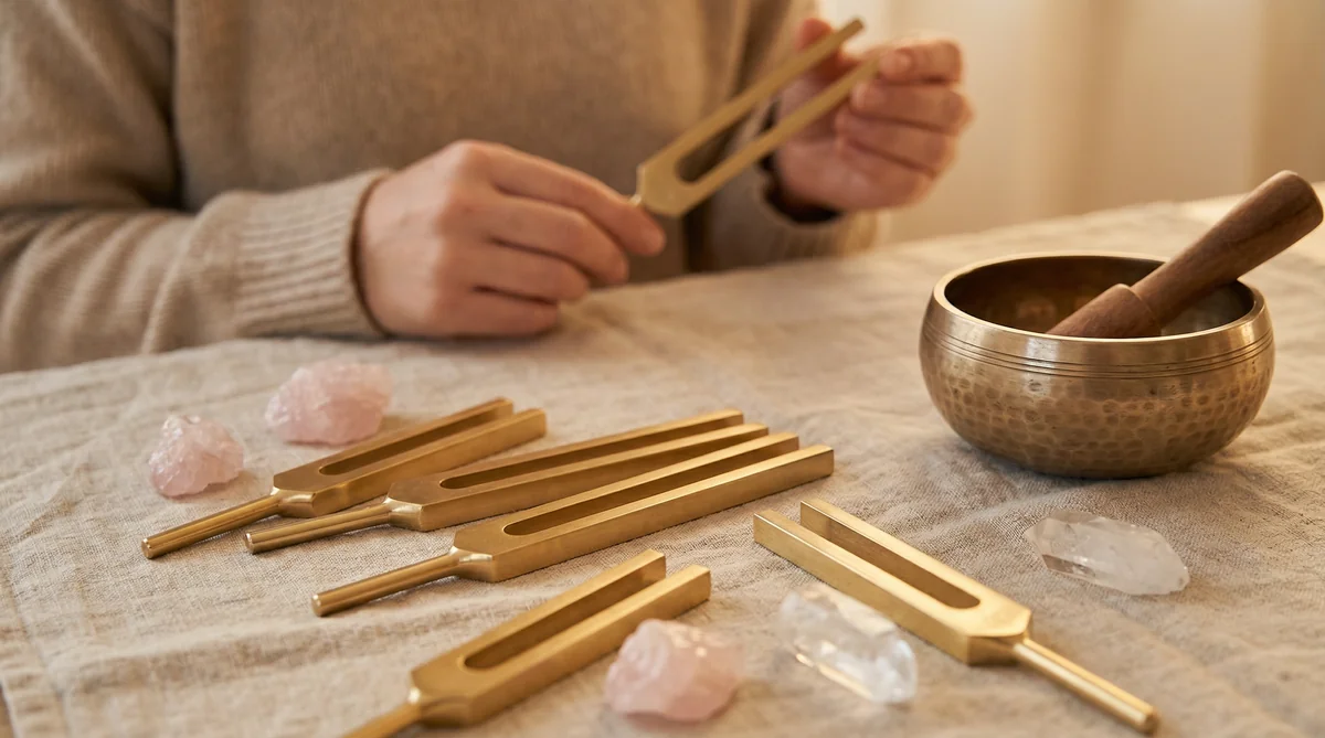 Stimmgabeln: Transformation durch Klang und Schwingung